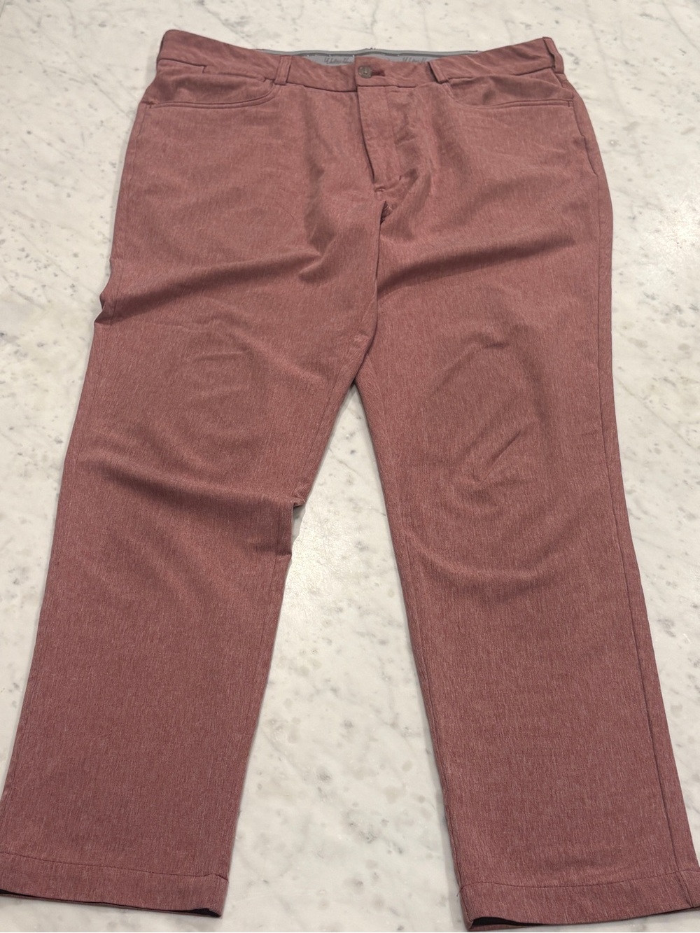 Walter Hagen Perfect 11 5 pocket slim fit golf pants, 36-30 , Dk red heather - Picture 8 of 11